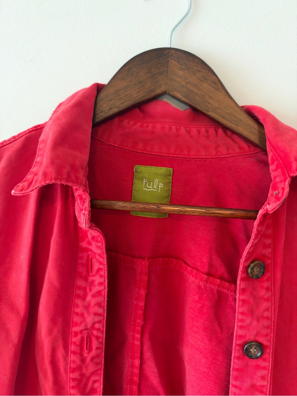 Pulp - Women's Red Button-Up Jacket - Picture 4 of 8